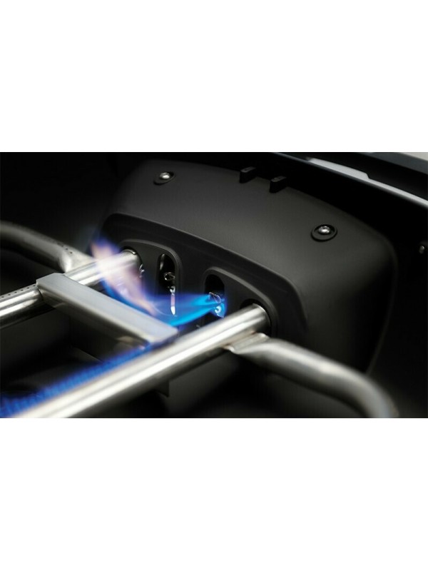  Napoleon TravelQ PRO 285-BK-GR  Φορητή Ψησταριά Υγραερίου Μαντεμένιας Σχάρας 54x37εκ. με 2 Εστίες 4.1kW 