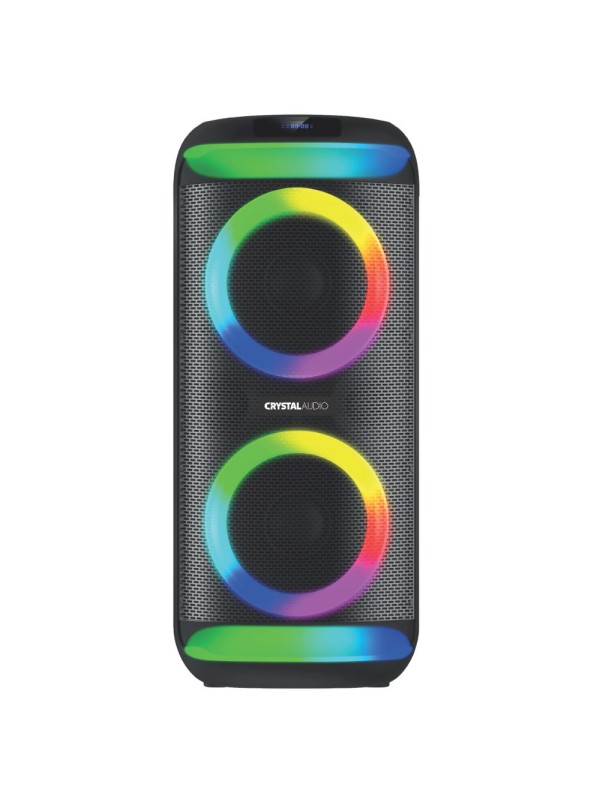 Crystal Audio Ηχείο PRT-20 PARTY TWS BLUETOOTH Μαύρο 