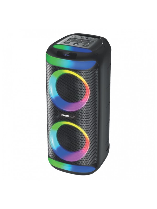 Crystal Audio Ηχείο PRT-20 PARTY TWS BLUETOOTH Μαύρο 