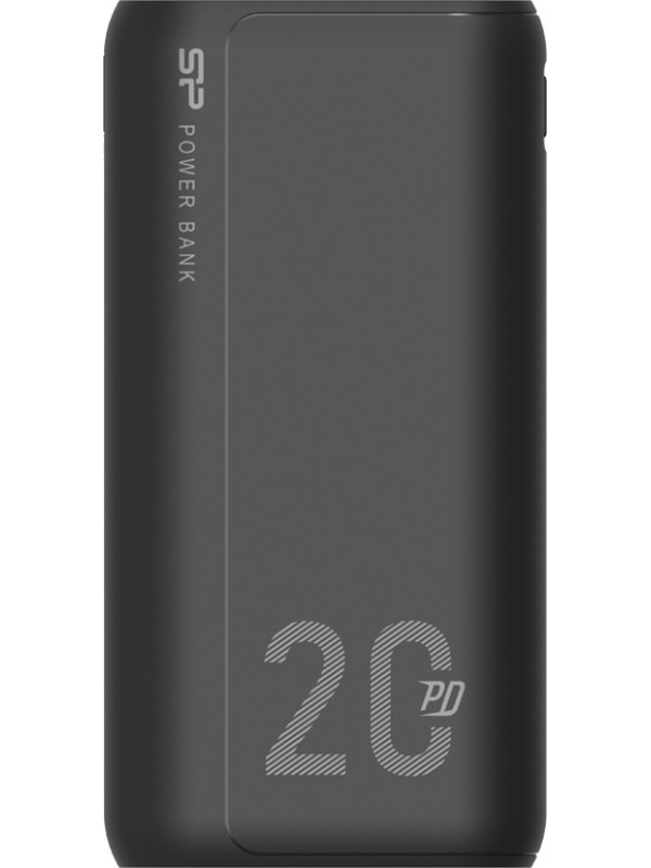 Silicon Power QS15 Power Bank 20000mAh με 2 Θύρες USB-A και Θύρα USB-C Power Delivery / Quick Charge 3.0 Μαύρο Silicon Power QS15 Power Bank 20000mAh με 2 Θύρες USB-A και Θύρα USB-C Power Delivery / Quick Charge 3.0 Μαύρο