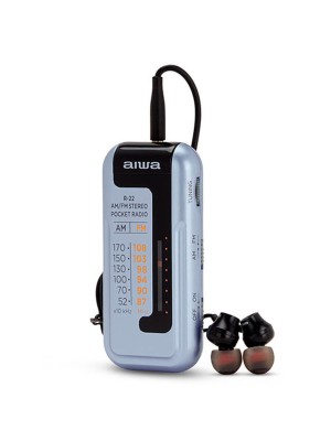 Aiwa R-22SL Ραδιοφωνάκι Μπαταρίας Ασημί