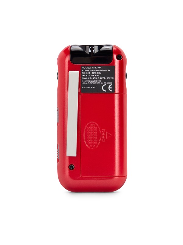 Aiwa R-22RD Φορητό Ραδιόφωνο Μπαταρίας Κόκκινο