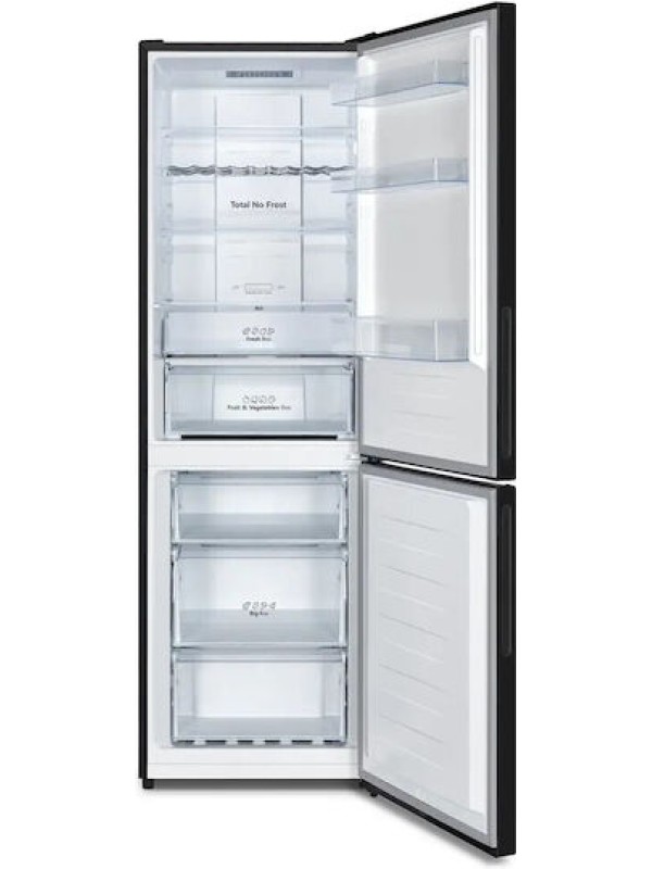  Hisense Ψυγειοκαταψύκτης 304lt NoFrost Υ186xΠ59.5xΒ59εκ. Μαύρος RB390N4GBE 
