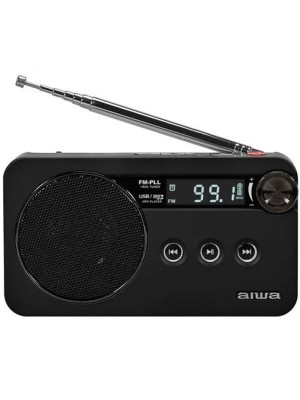 Aiwa Επιτραπέζιο Ραδιόφωνο Μαύρο RS-77PLL/BK