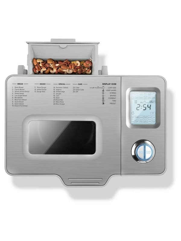  Sencor SBR 2000 SS Αρτοπαρασκευαστής 550W Χωρητικότητας 900gr με 23 Προγράμματα 