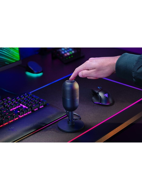 Razer Seiren V3 Mini Πυκνωτικό Μικρόφωνο USB Επιτραπέζιο για Φωνητικά Razer Seiren V3 Mini Πυκνωτικό Μικρόφωνο USB Επιτραπέζιο για Φωνητικά