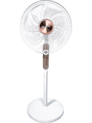 Gruppe Ανεμιστήρας Ορθοστάτης 70W Διαμέτρου 45cm White Gold Κωδικός: SF1873A 