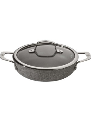 Ballarini Salina Granitium Σωτέζα από Αλουμίνιο Με Καπάκι με Επίστρωση από Πέτρα 24cm