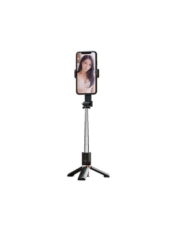XO SS10 Selfie Stick Τρίποδο Κινητού με Bluetooth Μαύρο