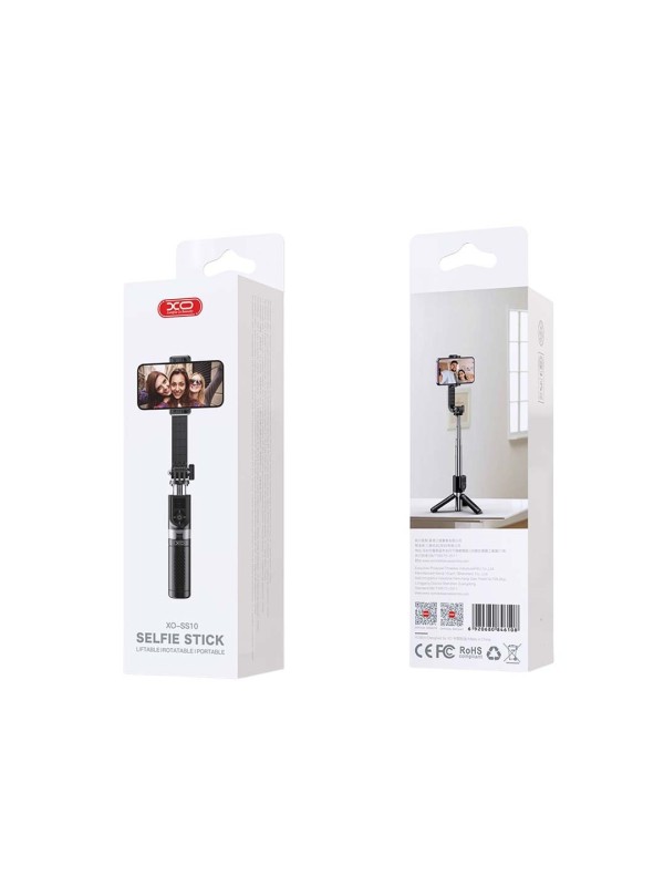 XO SS10 Selfie Stick Τρίποδο Κινητού με Bluetooth Μαύρο