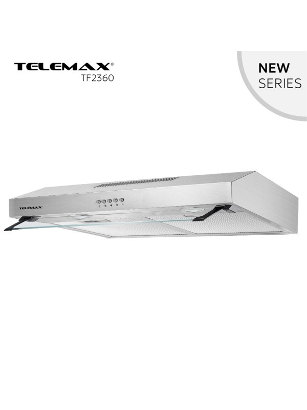 Απορροφητήρας Κουζίνας Ελεύθερος 60cm Telemax TF2360 Inox Απορροφητήρας Κουζίνας Ελεύθερος 60cm Telemax TF2360 Inox