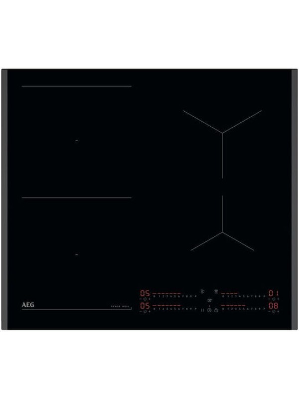  AEG 7000 Senseboil TI 64 IB 10 FB Επαγωγική Εστία Αυτόνομη με Λειτουργία Κλειδώματος 59x52εκ. 