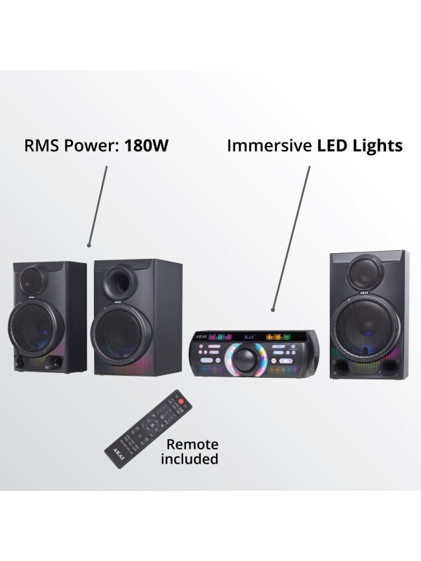 ΣΕΤ AKAI TRINITONE SOUND FUSION SYSTEM 3.1 HOME CINEMA