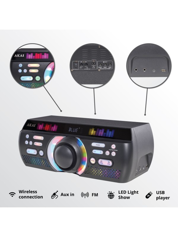 ΣΕΤ AKAI TRINITONE SOUND FUSION SYSTEM 3.1 HOME CINEMA