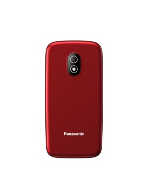  Panasonic KX-TU410 Single SIM Κινητό με Μεγάλα Κουμπιά Κόκκινο 