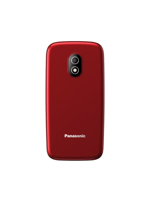  Panasonic KX-TU410 Single SIM Κινητό με Μεγάλα Κουμπιά Κόκκινο 