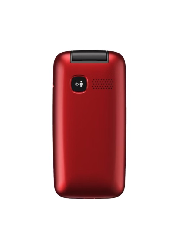  Panasonic KX-TU410 Single SIM Κινητό με Μεγάλα Κουμπιά Κόκκινο 