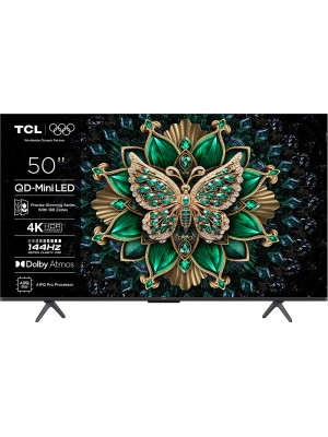  TCL Smart Τηλεόραση 50" 4K UHD Mini LED C6K HDR (2025) 50C6K 