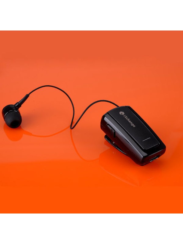  iXchange UA-25 In-ear Bluetooth Handsfree Ακουστικό Πέτου Μαύρο 