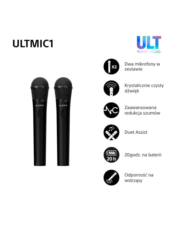 Sony ULTMIC1 Σετ Δυναμικό Μικρόφωνο με USB Type-C Χειρός