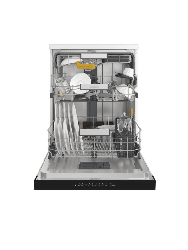  Whirlpool Ελεύθερο Πλυντήριο Πιάτων για 15 Σερβίτσια Π60xY85εκ. Inox 