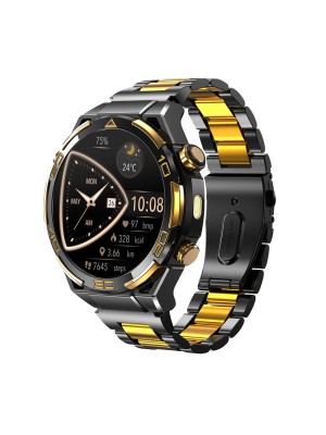 BlackView W90 Pro Aluminium Smartwatch με Παλμογράφο (Μαύρο)
