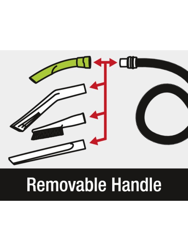 Karcher WD 3 V-17/4/20 Σκούπα Υγρών / Στερεών 1000W με Πλαστικό Κάδο 17lt