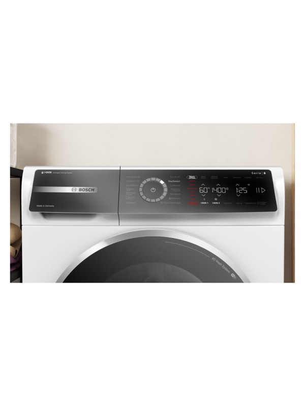  Bosch Πλυντήριο Ρούχων 11kg με Τεχνολογία Ατμού 1351 Στροφών WGB264A0GR 