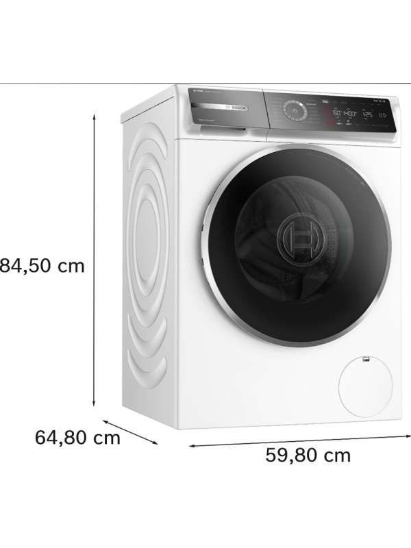  Bosch Πλυντήριο Ρούχων 11kg με Τεχνολογία Ατμού 1351 Στροφών WGB264A0GR 