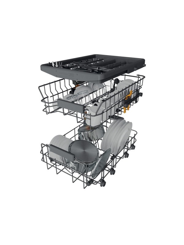 Whirlpool WH6FC11BS7 A0X Ελεύθερο Πλυντήριο Πιάτων για 11 Σερβίτσια NaturalDry Π45xY85εκ. Inox