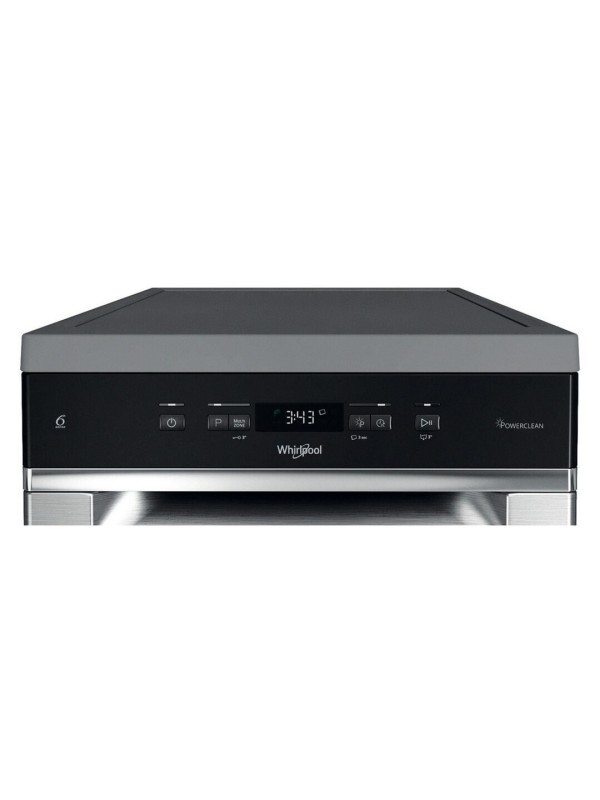 Whirlpool WH6FC11BS7 A0X Ελεύθερο Πλυντήριο Πιάτων για 11 Σερβίτσια NaturalDry Π45xY85εκ. Inox