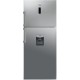 Whirlpool Ψυγείο Δίπορτο 419lt NoFrost Υ180xΠ70xΒ72.5εκ. Inox WT70E 832 X AQUA 