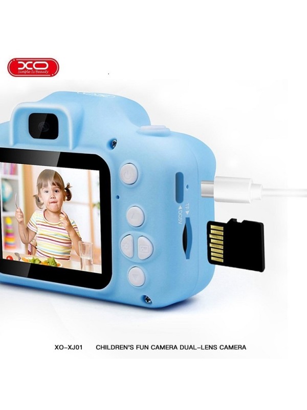 XO XJ01 Παιδική Φωτογραφική Μηχανή 40MP Οπτικού Ζουμ 8x Μπλε
