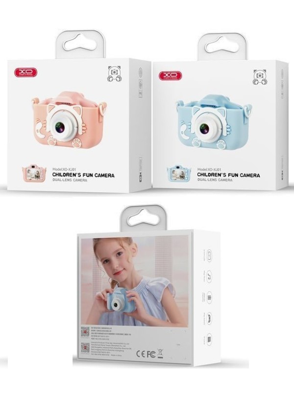 XO XJ01 Παιδική Φωτογραφική Μηχανή 40MP Οπτικού Ζουμ 8x Μπλε