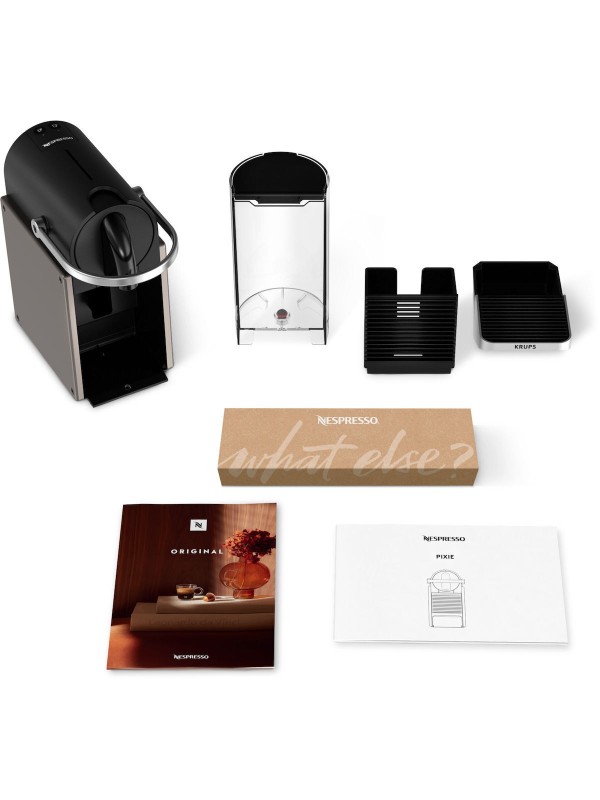 Krups XN 306 Pixie Καφετιέρα για Κάψουλες Nespresso Titan Krups XN 306 Pixie Καφετιέρα για Κάψουλες Nespresso Titan