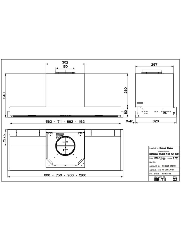 Faber In-Nova Zero Drip A60/2 Μηχανισμός Απορρόφησης 60cm Γκρι Faber In-Nova Zero Drip A60/2 Μηχανισμός Απορρόφησης 60cm Γκρι