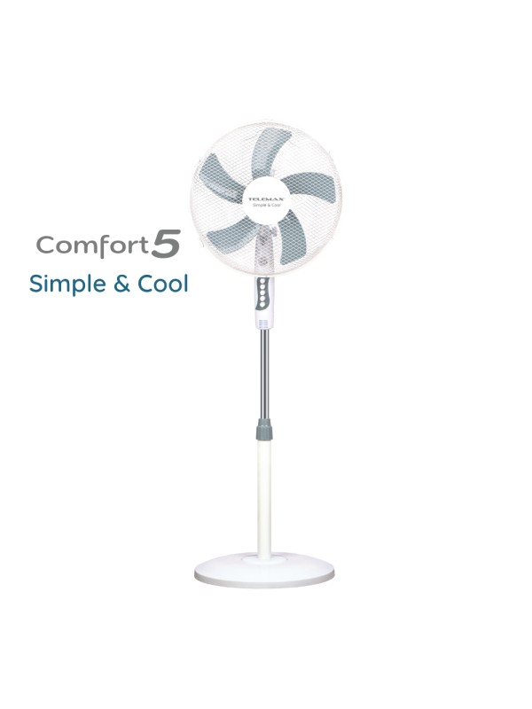 Ανεμιστήρας Επιδαπέδιος Telemax Comfort5 FS-1615M 30-1615 Ανεμιστήρας Επιδαπέδιος Telemax Comfort5 FS-1615M 30-1615