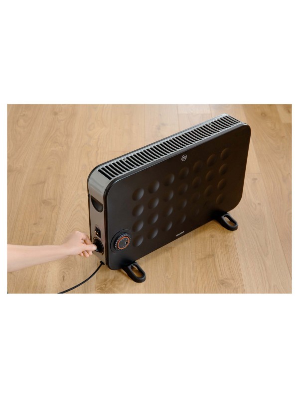 Θερμοπομπός Sencor SCF 2101BK 2000W Black/Silver