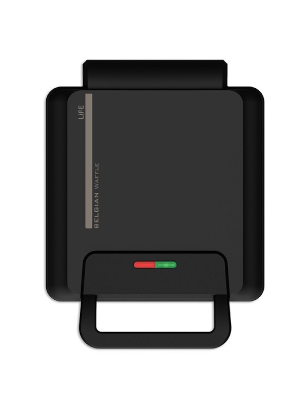 Life Belgian Waffle Maker Βαφλιέρα 2 Θέσεων σε Ορθογώνιο Σχήμα 1200W 221-0232 Life Belgian Waffle Maker Βαφλιέρα 2 Θέσεων σε Ορθογώνιο Σχήμα 1200W 221-0232