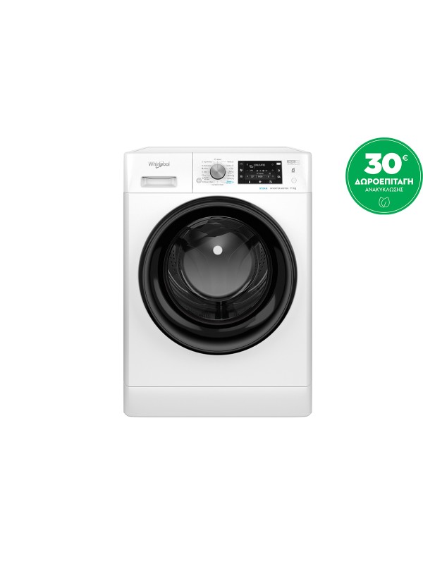 Whirlpool FFD 11489 BV EE Πλυντήριο Ρούχων 11kg με Τεχνολογία Ατμού 1400 Στροφών FreshCare+ 6999168574 Whirlpool FFD 11489 BV EE Πλυντήριο Ρούχων 11kg με Τεχνολογία Ατμού 1400 Στροφών FreshCare+ 6999168574