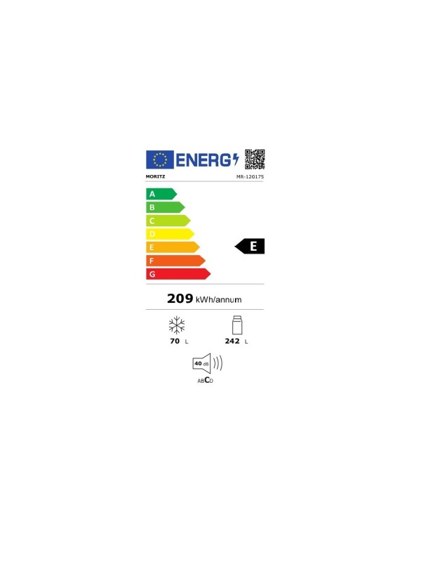 ΨΥΓΕΙΟ MORITZ MR-120175 175x60x60 E CLASS ΛΕΥΚΟ ΨΥΓΕΙΟ MORITZ MR-120175 175x60x60 E CLASS ΛΕΥΚΟ