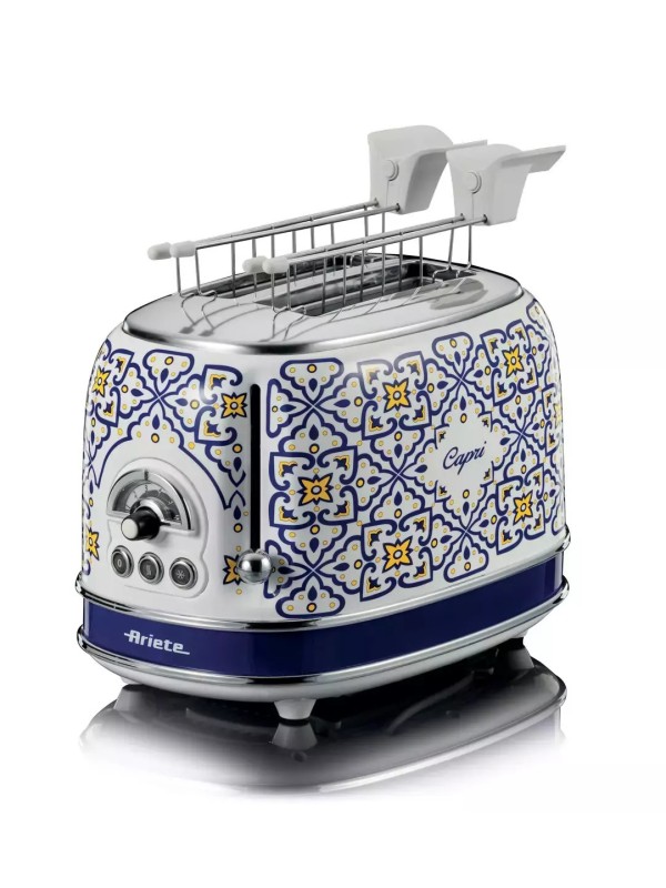 Ariete Capri Φρυγανιέρα 2 Θέσεων 815W Μπλε Ariete Capri Φρυγανιέρα 2 Θέσεων 815W Μπλε