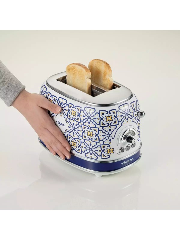 Ariete Capri Φρυγανιέρα 2 Θέσεων 815W Μπλε Ariete Capri Φρυγανιέρα 2 Θέσεων 815W Μπλε