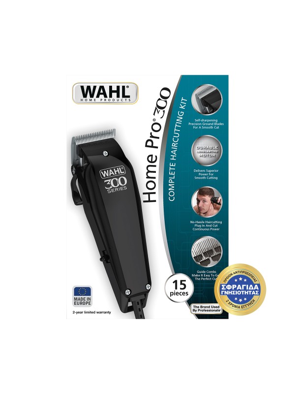 Wahl Professional 300 Series Σετ Κουρευτικής Μηχανής Ρεύματος Μαύρο 20102-0460