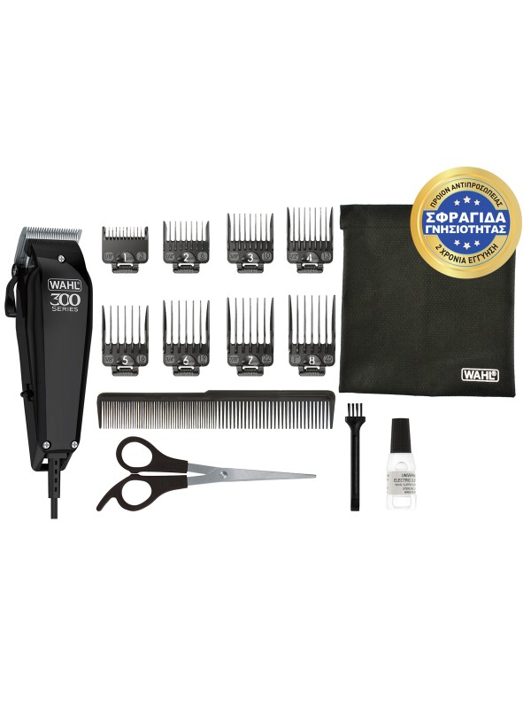 Wahl Professional 300 Series Σετ Κουρευτικής Μηχανής Ρεύματος Μαύρο 20102-0460