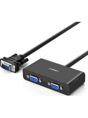 Ugreen Μετατροπέας VGA male σε VGA 2x female (20918) Ugreen Μετατροπέας VGA male σε VGA 2x female (20918)