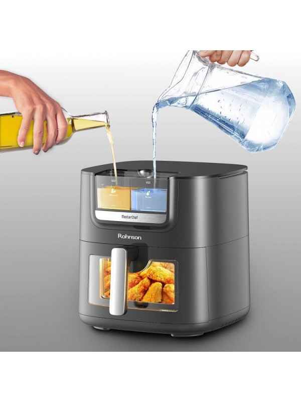 Rohnson Air Fryer 7lt Μαύρο R-2887 Rohnson Air Fryer 7lt Μαύρο R-2887