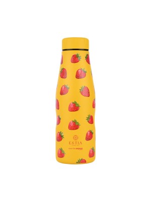 Estia Travel Flask Save the Aegean Ανακυκλώσιμο Μπουκάλι Θερμός Ανοξείδωτο BPA Free 500ml Berry Bright Estia Travel Flask Save the Aegean Ανακυκλώσιμο Μπουκάλι Θερμός Ανοξείδωτο BPA Free 500ml Berry Bright