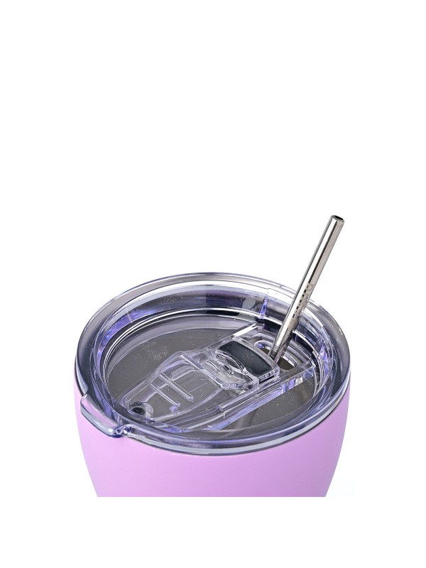 Estia Coffee Mug Save The Aegean Ανακυκλώσιμο Ποτήρι Θερμός Ανοξείδωτο BPA Free 350ml Lavender Purple με Καλαμάκι Estia Coffee Mug Save The Aegean Ανακυκλώσιμο Ποτήρι Θερμός Ανοξείδωτο BPA Free 350ml Lavender Purple με Καλαμάκι