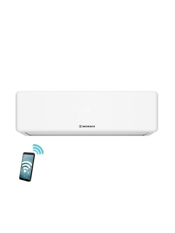 Morris WFIN-35180 Κλιματιστικό Inverter 12000 BTU A+++/A+++ με Ιονιστή και Wi-Fi Morris WFIN-35180 Κλιματιστικό Inverter 12000 BTU A+++/A+++ με Ιονιστή και Wi-Fi